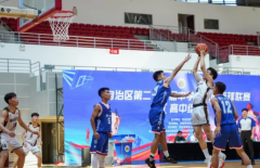 赛场跳动的身影学校操场上练习的孩子一